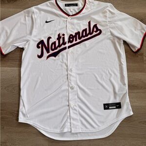 Men's Washington Nationals Nike White Home Limited Jersey